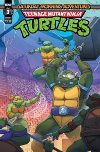 [Teenage Mutant Ninja Turtles: Saturday Morning Adventures: Continued #3 (Cover B Schoening) (Product Image)]