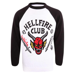 [Stranger Things: Christmas Jumper: Hellfire Club (Product Image)]