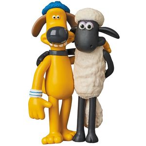 [Shaun The Sheep: UDF Mini Figure: Shaun & Bitzer (Product Image)]