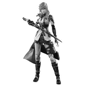 [Dissidia Final Fantasy: Play Arts Kai Action Figure: Lightning (Product Image)]