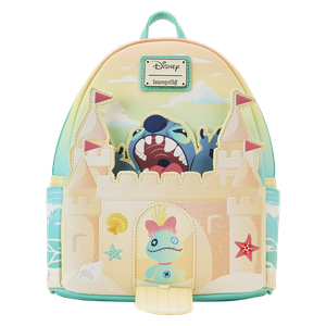 [Disney: Lilo & Stitch: Loungefly Mini Backpack: Stitch Sandcastle Beach Surprise (Product Image)]