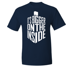 [Doctor Who: T-Shirt: Bigger On The Inside (Product Image)]