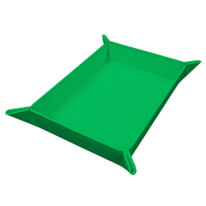 [Vivid Magnetic Foldable Dice Tray: Green (Product Image)]