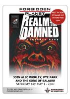[Alec Worley, Pye Parr and The Sons of Balaur Signing Realm of the Damned (Product Image)]