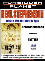 [Neal Stephenson Signing Anathem (Product Image)]