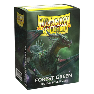 [Dragon Shield: Matte Card Sleeves: Standard Size: Forest Green (100) (Product Image)]