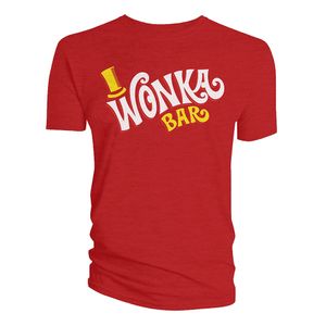 [Willy Wonka & The Chocolate Factory: T-Shirt: Wonka Bar (Red) (Product Image)]
