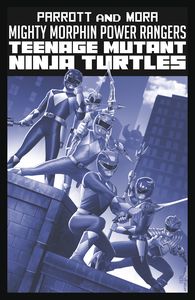 [Mighty Morphin Power Rangers/Teenage Mutant Ninja Turtles II: Black & White Edition #1 (Cover B Mighty Morphin Power Rangers Variant Bernardo) (Product Image)]
