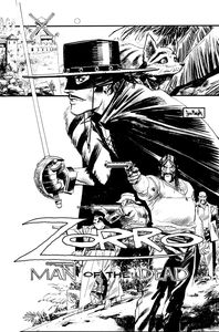 [Zorro: Man Of The Dead #3 (Cover E Murphy Black & White Variant) (Product Image)]