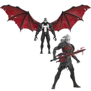 [King in Black: Spider-Man Legends 60th Anniversary Action Figure 2-Pack: Knull & Venom (Product Image)]