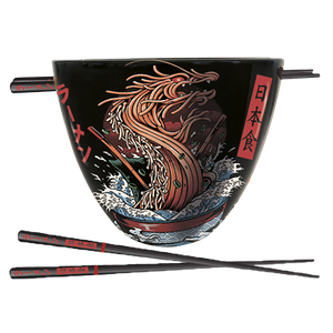 [Ilustrata: Dragon: Ramen Bowl Set (Product Image)]