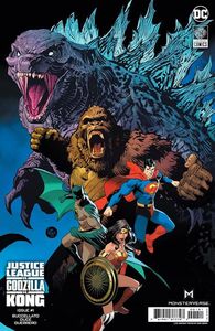 [Justice League Vs. Godzilla Vs. Kong #1 (Cover H Dan Mora Card Stock Variant) (Product Image)]