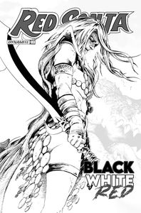 [Red Sonja Black White Red #3 (Cover F 1 Lau Black & White Line) (Product Image)]