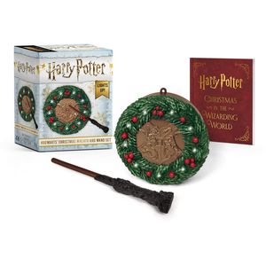 [Harry Potter: Hogwarts Christmas Wreath & Wand Set (Product Image)]