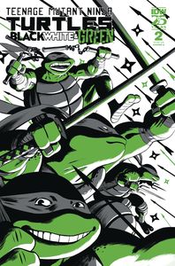 [Teenage Mutant Ninja Turtles: Black, White & Green #2 (Cover A Rodriguez) (Product Image)]