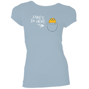 [Adventure Time: Women's Fit T-Shirt: Jake's In Here  (Product Image)]