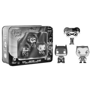 [DC: Batman: Pop! Vinyl Mini Figures: 3-Pack Tin: Batman, Harley & The Joker (Product Image)]