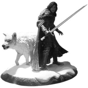 [Game Of Thrones: Statue: Jon Snow & Ghost (Product Image)]