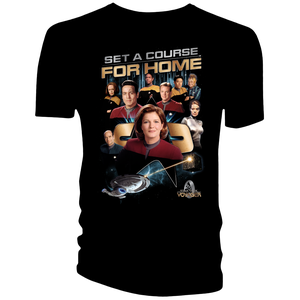 [Star Trek: Voyager: T-Shirt: Crew & Badge (Product Image)]