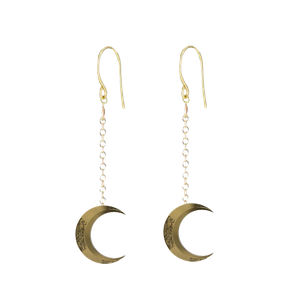 [Moon Knight: Moon Earrings (Product Image)]