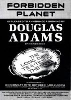 [Douglas Adams signing The Long Dark Tea-Time of the Soul (Product Image)]