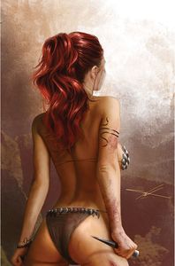 [Invincible Red Sonja #9 (Cover J Cohen Virgin Variant) (Product Image)]