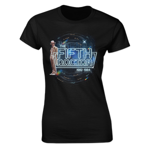 [Doctor Who: The 60th Anniversary Diamond Collection: Women's Fit T-Shirt: Fifth Doctor (Product Image)]