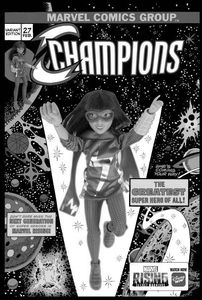 [Champions #27 (Marvel Rising Action Doll Homage Variant) (Product Image)]