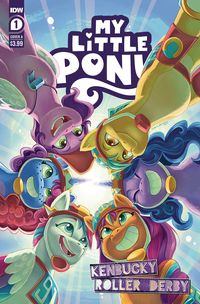 [The cover for My Little Pony: Kenbucky Roller Derby #1 (Cover A Haines)]