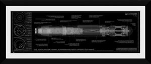 [Doctor Who: Framed Print: Tenth Doctor Sonic Screwdriver X-Ray (Product Image)]