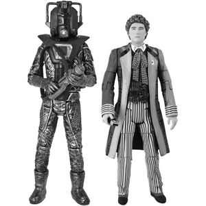 [Doctor Who: Action Figures: Sixth Doctor & Stealth Cyberman (Product Image)]