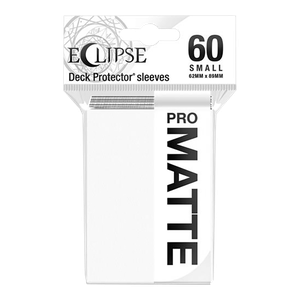 [Ultra Pro: Eclipse Matte: Arctic White: Small Sleeves (60) (Product Image)]