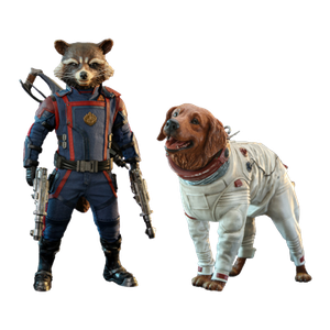 [Guardians Of The Galaxy: Volume 3: Hot Toys Action Figure Set: Rocket & Cosmo (Product Image)]
