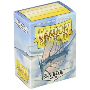 [Dragon Shield: Card Sleeves: Matte Sky Blue (Box Of 100) (Product Image)]