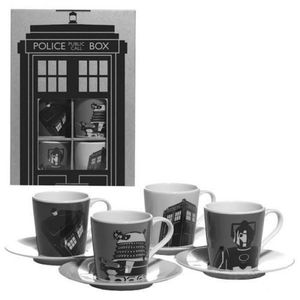 [Doctor Who: Espresso Mugs (Set Of 4) (Product Image)]