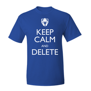 [Doctor Who: T-Shirt: Keep Calm & Delete (Product Image)]