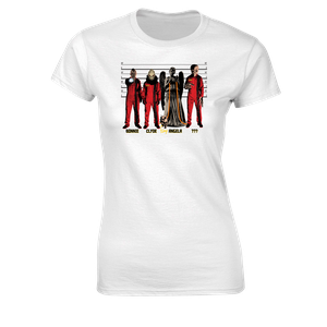 [Doctor Who: Women's Fit T-Shirt: Monster Prisoner Line-Up (Product Image)]