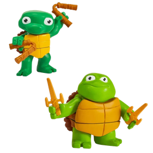 [Teenage Mutant Ninja Turtles: Turtle Tots Action Figures: Raphael & Michelangelo (Product Image)]