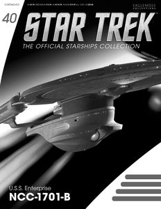 [Star Trek: Starships Figure Collection Magazine #40 USS Enterprise NCC1701B (Product Image)]