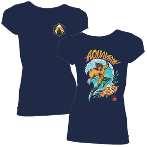 [Aquaman & The Lost Kingdom: Women's Fit T-Shirt: Aquaman (Product Image)]