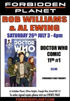 [Rob Williams and Al Ewing Signing Doctor Who Comic 11th 1 (Product Image)]