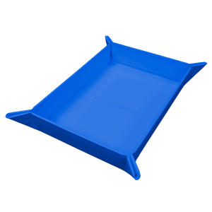 [Vivid Magnetic Foldable Dice Tray: Blue (Product Image)]