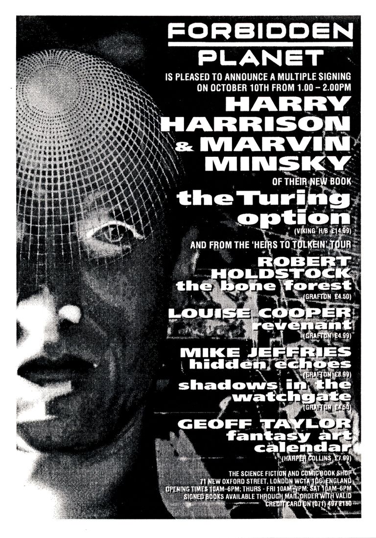 Harry Harrison and Marvin Minsky
