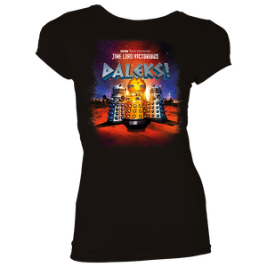 [Doctor Who: Time Lord Victorious: Women's Fit T-Shirt: Daleks! Animation (Product Image)]