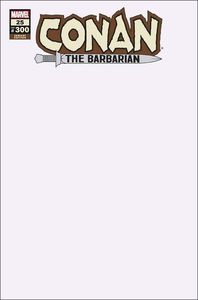 [Conan: The Barbarian #25 (Blank Variant) (Product Image)]