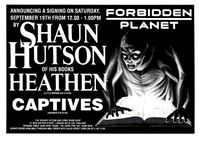 [Shaun Hutson signing Heathen (Product Image)]