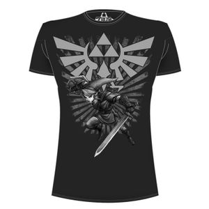 [Legend Of Zelda: T-Shirt: Metallic Logo (Product Image)]