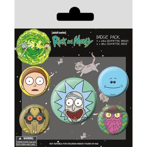[Rick & Morty: Badge Pack (Product Image)]