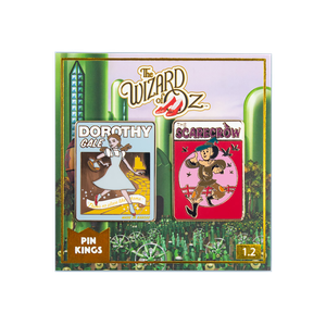[Wizard Of Oz: Pin King Enamel Pin Badge Set: Scarecrow & Dorothy (Product Image)]