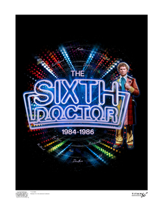 [Doctor Who: The 60th Anniversary Diamond Collection: Art Print: Sixth Doctor (Product Image)]